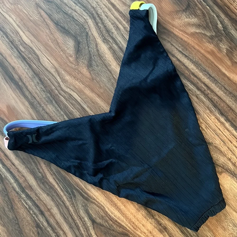NWOT Hurley High Leg Ribbed Bikini Bottom